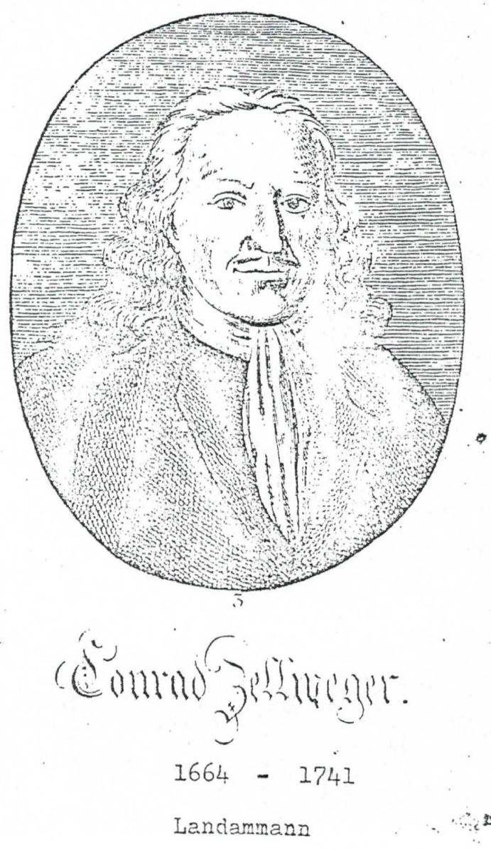 Conrad Zellweger 1664 